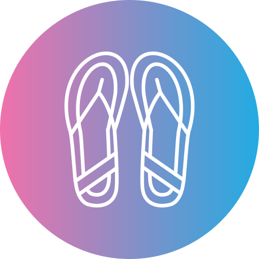 sandalias icono gratis