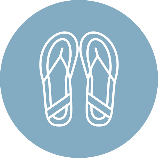 sandalias icono gratis