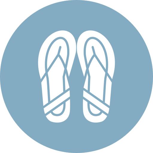 sandalias icono gratis