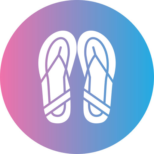 sandalias icono gratis