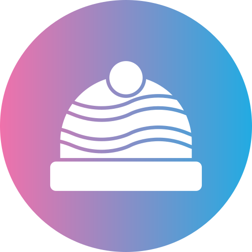 sombrero de invierno icono gratis