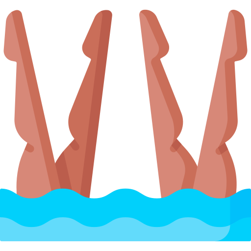 Synchronized swimming free icon Synchronized swimming free icon