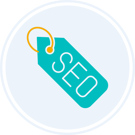 etiqueta seo icono gratis