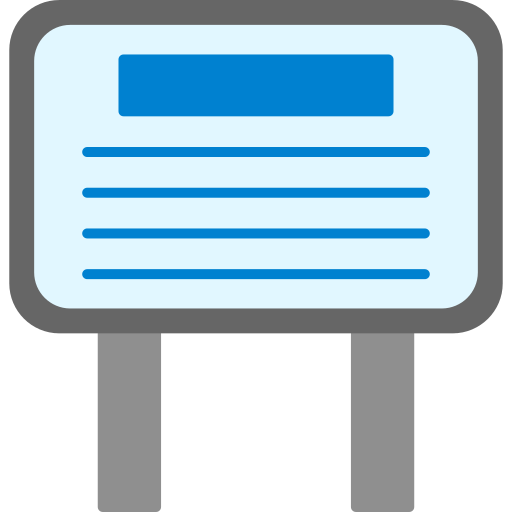 cartelera icono gratis