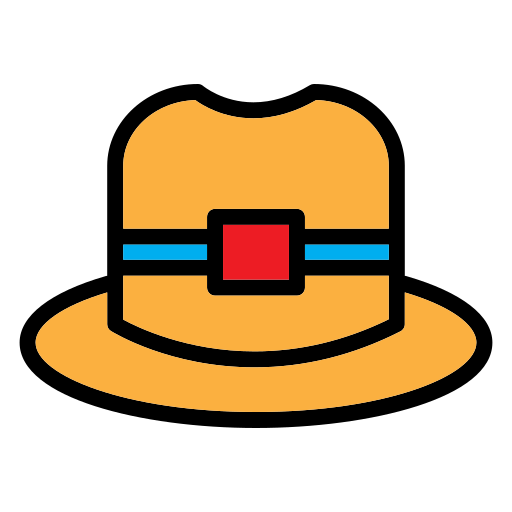 sombrero de fieltro icono gratis