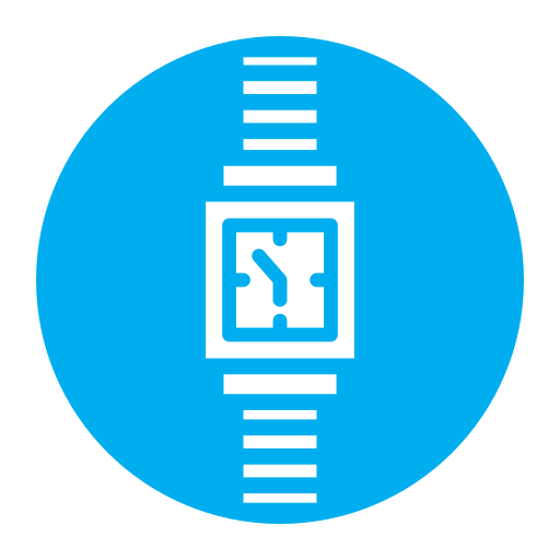 reloj de mano icono gratis