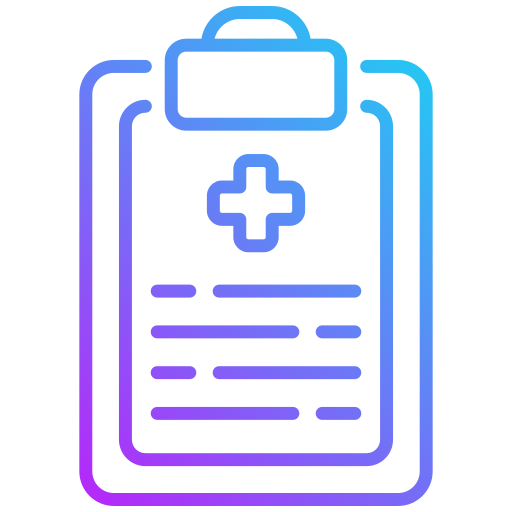 informe médico icono gratis