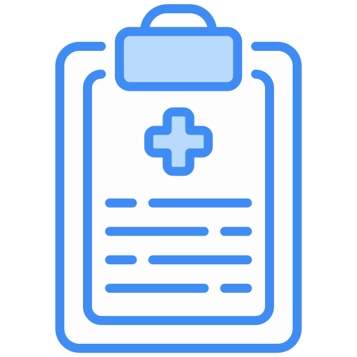 informe médico icono gratis