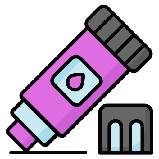 tubo de pintura icono gratis