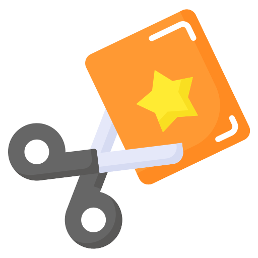 cortador de papel icono gratis