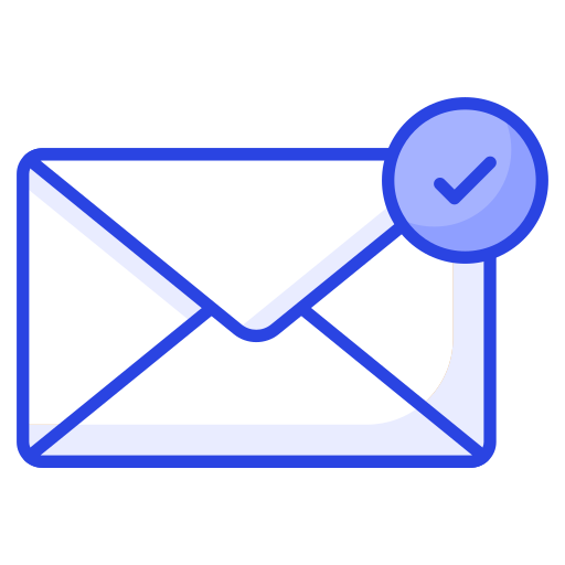 Check mail - Free shipping and delivery icons