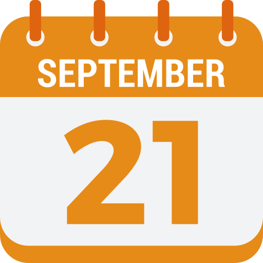 21 de septiembre icono gratis