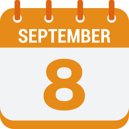 8 de septiembre icono gratis