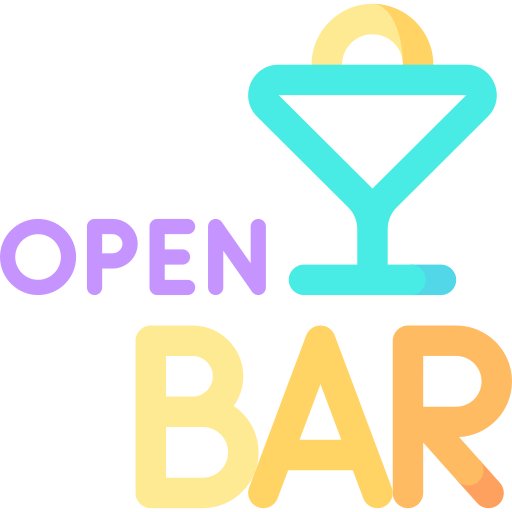 open bar grátis ícone open bar grátis ícone