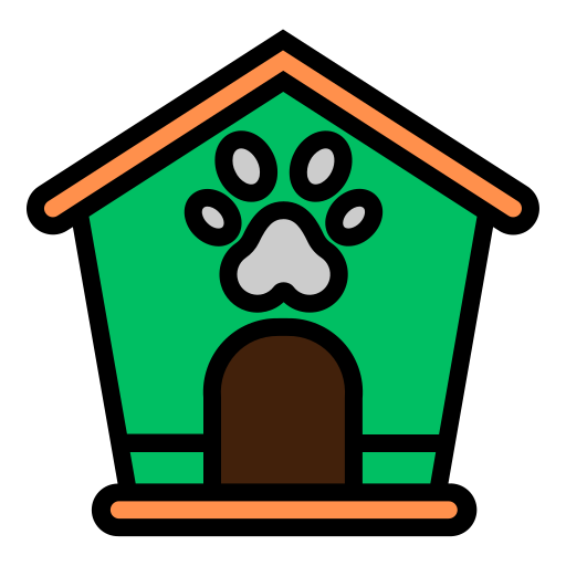 casa de perro icono gratis