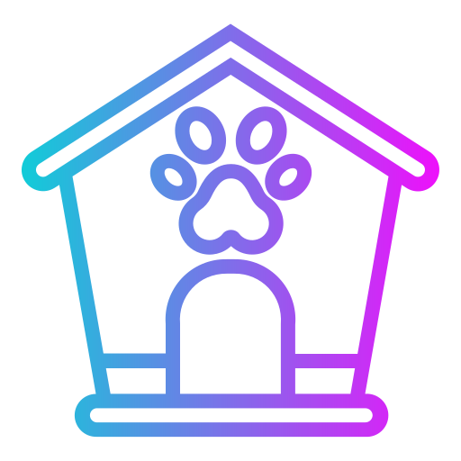 casa de perro icono gratis