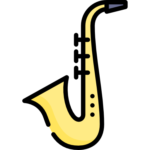 Saxophone Special Lineal color icon