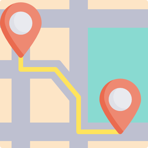 Route - Free maps and location icons