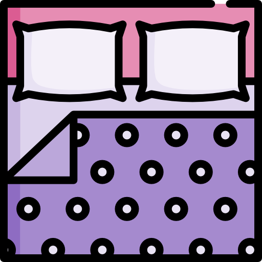 cama matrimonial icono gratis