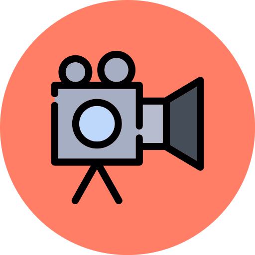 camara de video icono gratis