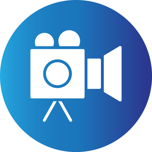 camara de video icono gratis