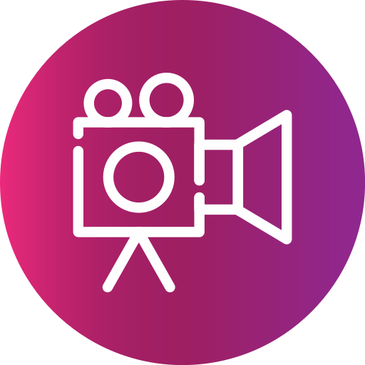 camara de video icono gratis