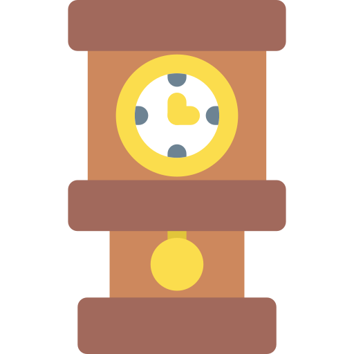 reloj de pie icono gratis