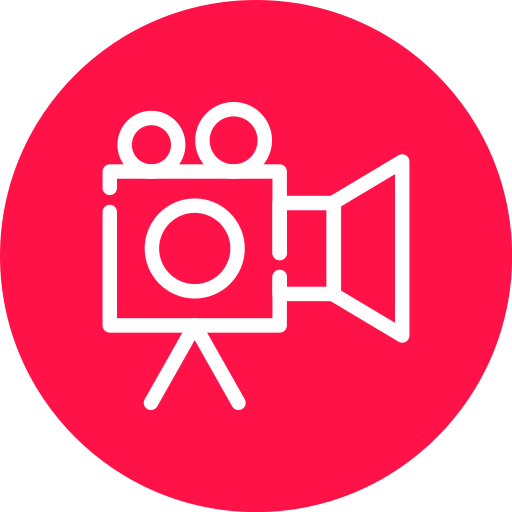 camara de video icono gratis