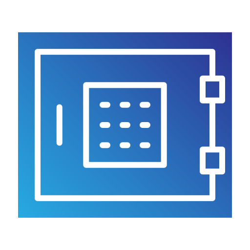 caja de seguridad icono gratis