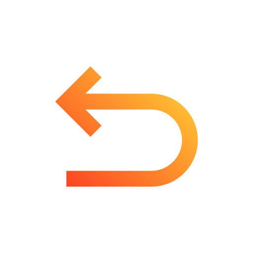 Turn left free icon