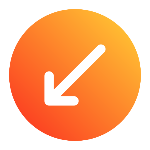 abajo a la izquierda icono gratis