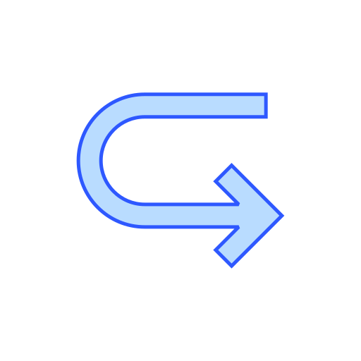 Turn right free icon