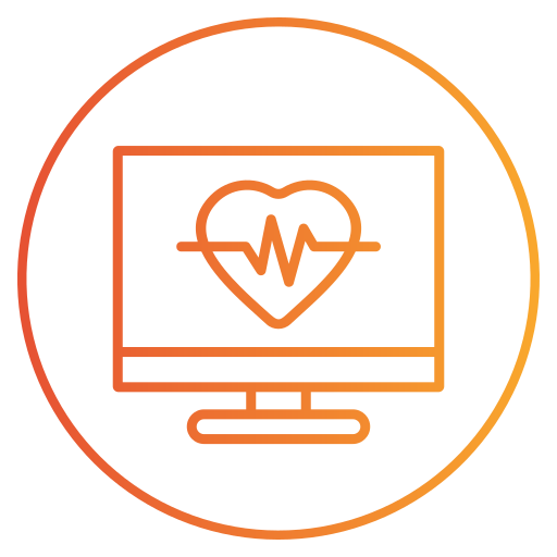 ritmo cardiaco icono gratis