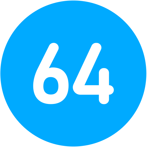64 icono gratis
