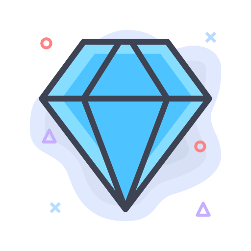 Diamond free icon Diamond free icon