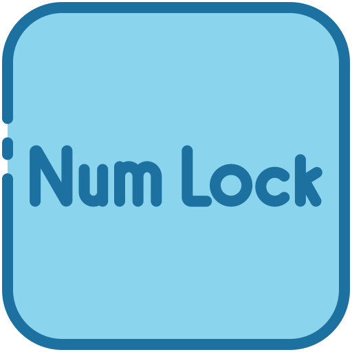 num lock icono gratis