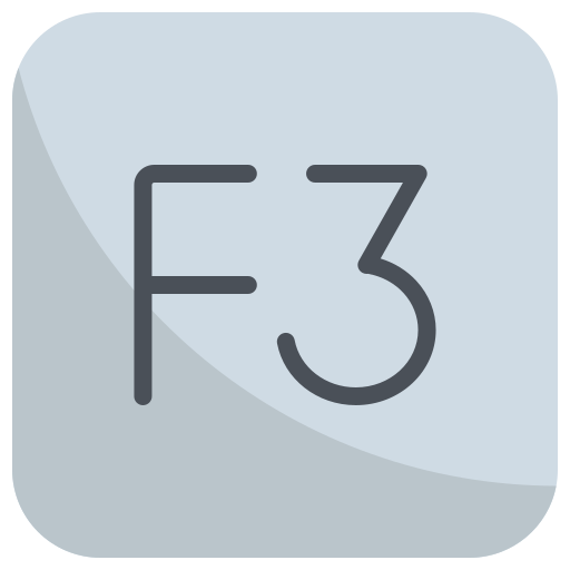 f3 icono gratis