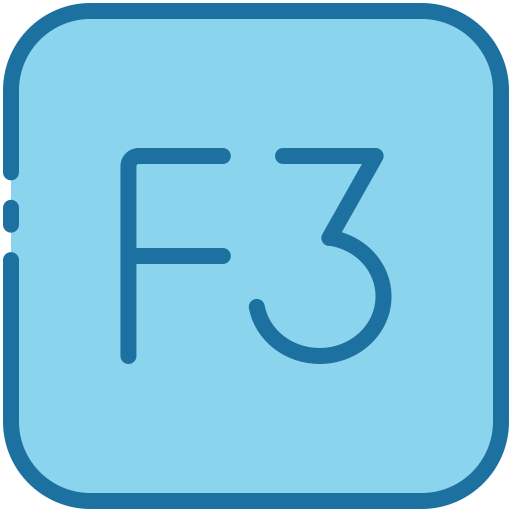 f3 icono gratis