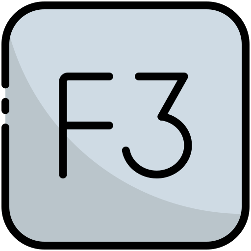 f3 icono gratis