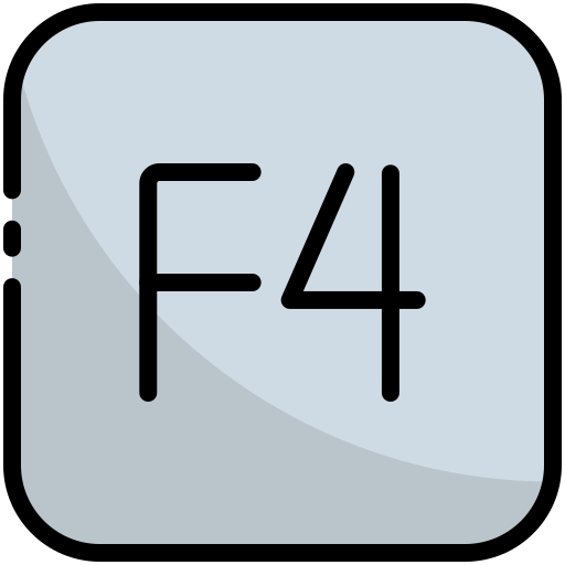 f4 icono gratis