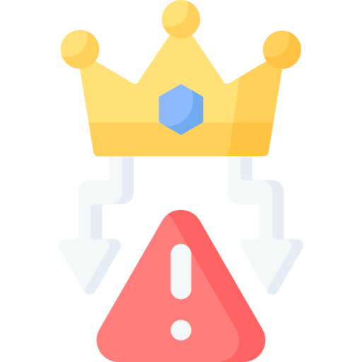 Reputation loss free icon