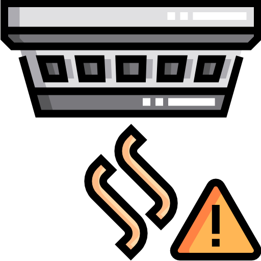 detector de humo icono gratis