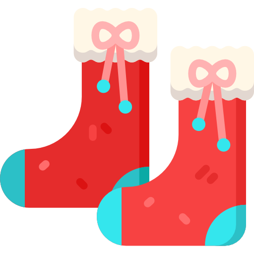 Christmas socks Special Flat icon