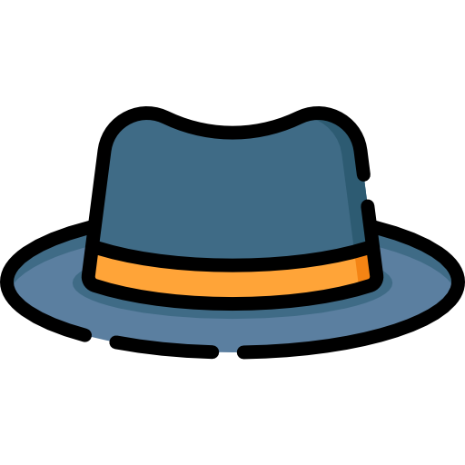 sombrero de fieltro icono gratis