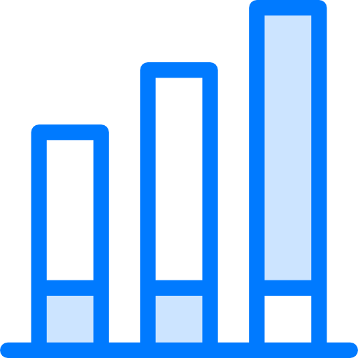 gráfico de barras icono gratis