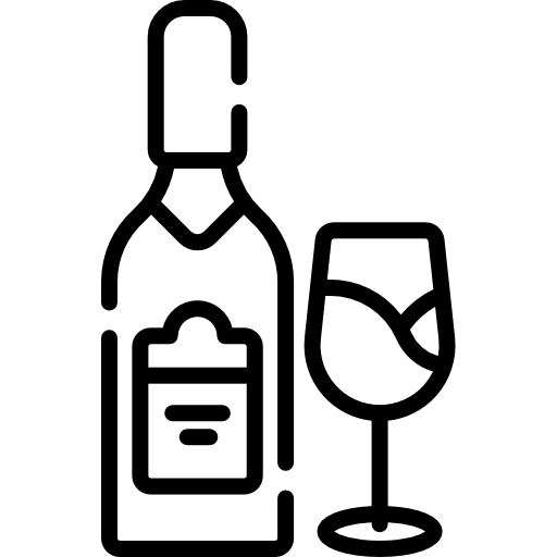 vino icono gratis