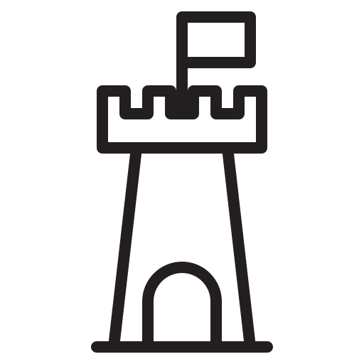 castillo icono gratis