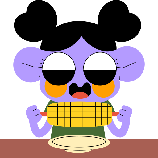 Corn Stickers - Free food and restaurant Stickers