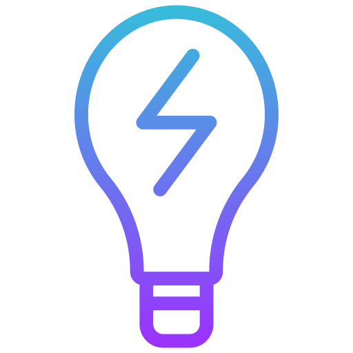 foco eléctrico icono gratis