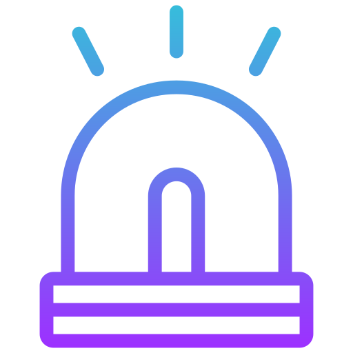 luz de alerta icono gratis
